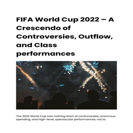 Fifa world cup 2022