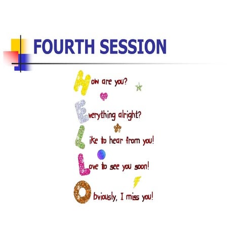 Fifth session