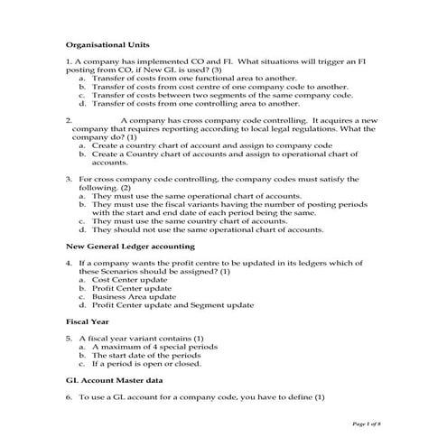 FI CO interview questions