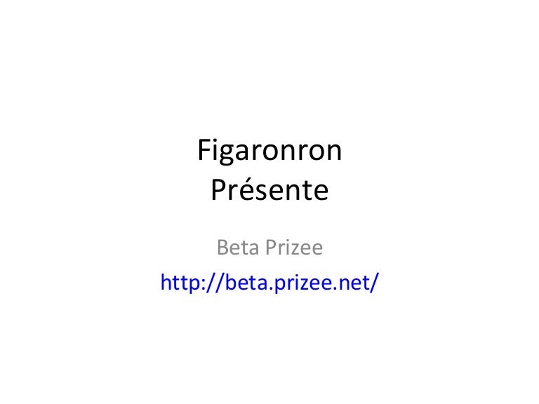 figaronron beta prizee