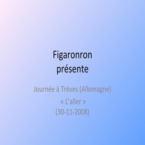 Figaronron - Journée à Trèves 01 (30-11-2008)