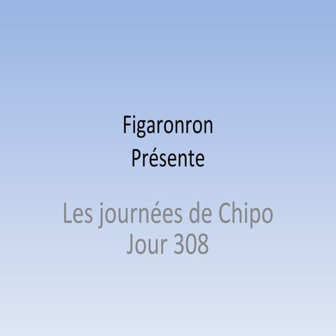 Les journées de Chipo - Jour 308