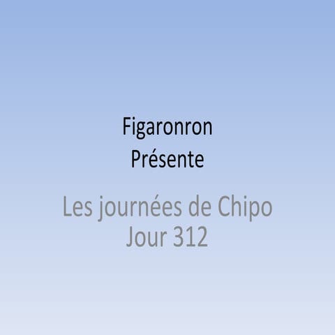 Les journées de Chipo - Jour 312
