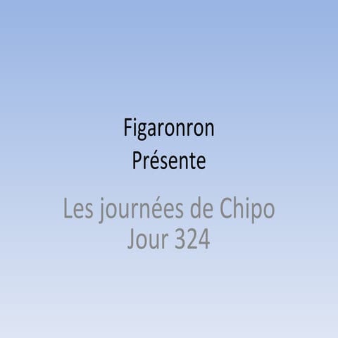 Les journées de Chipo - Jour 324