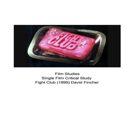Fight club booklet