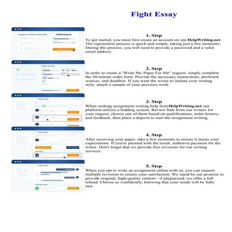 Fight Essay