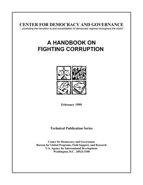 Fighting corruption