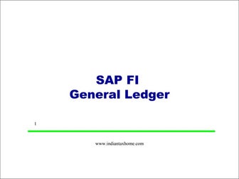 SAP FI - GL