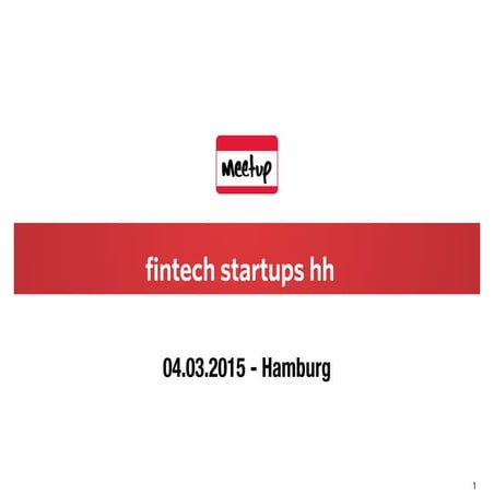 figo at FinTech Startups MeetUp in Hamburg