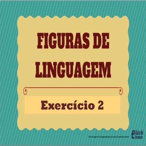 Figuras de linguagem: 25 propagandas. Exercício 2.