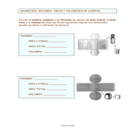 Figuras en el espacio 3 eso