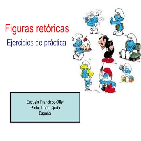Figuras retóricas   ejercicios