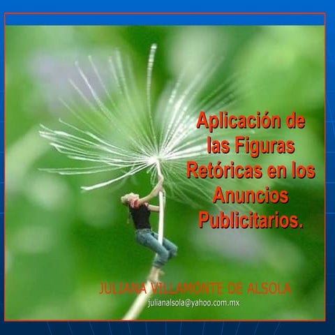 Figuras retóricas aplicadas en anuncios publicitarios.