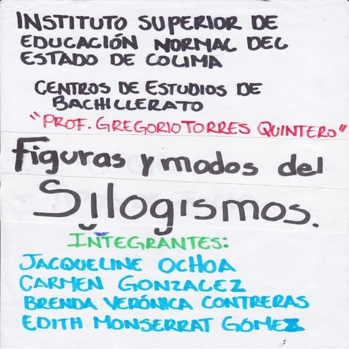 Figuras y modos dfel silogismo