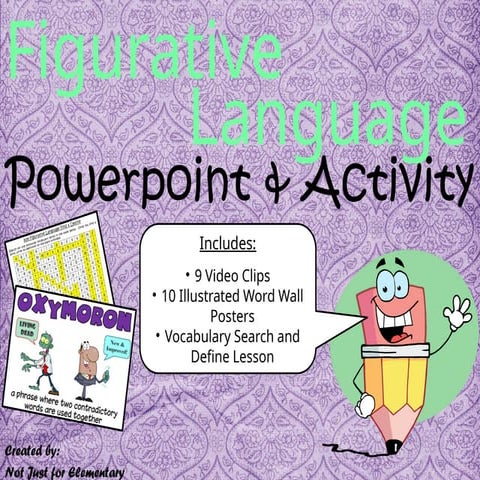 Figurative Language Powerpoint For Canvas Pptx