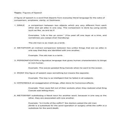 Figures of speech