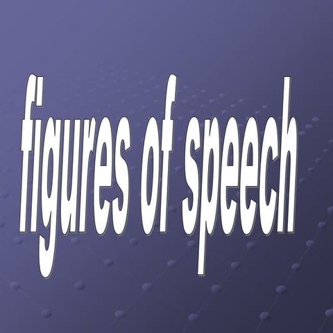 Figures of speech