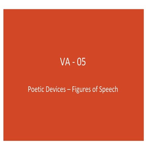 Figures of Speech for primary school student