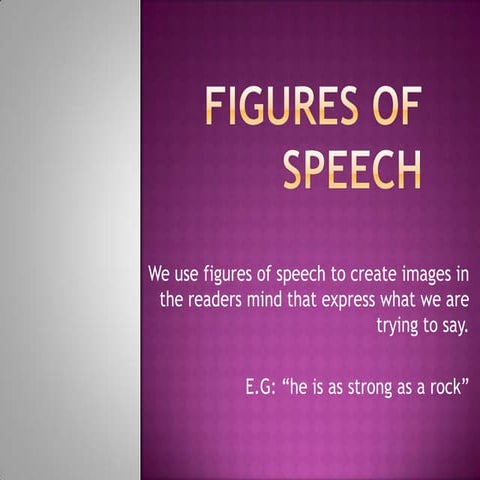 Figures of speech presentation