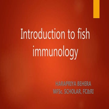Fih immunology intro