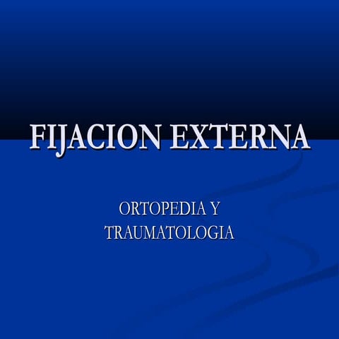 Fijacion externa