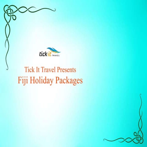 Fiji holiday packages