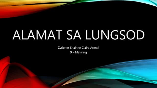 Alamat sa Lungsod