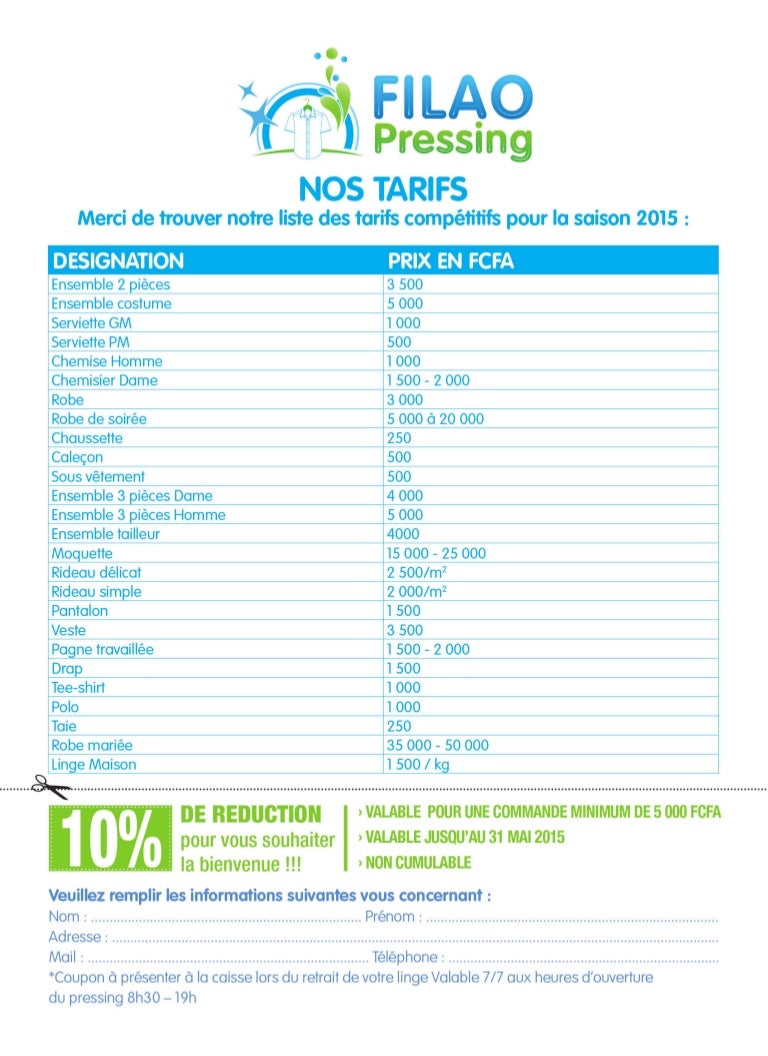 Tarif Pressing Robe De Mariée 2025