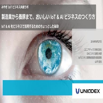 06.ユニアデックス(株)_発表資料
