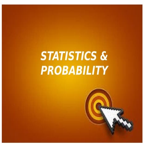 power point presentation for statistics and probability | PPT