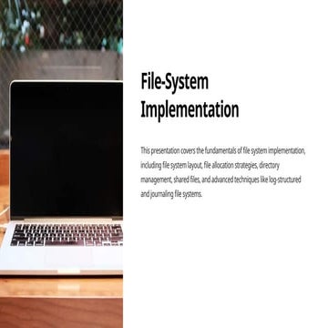 File-System-Implementation in Operating System