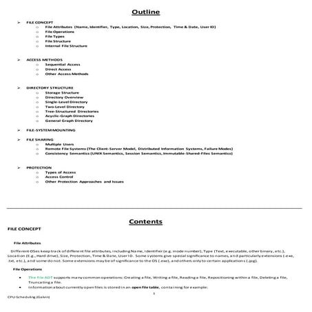 File system interface Pre Final