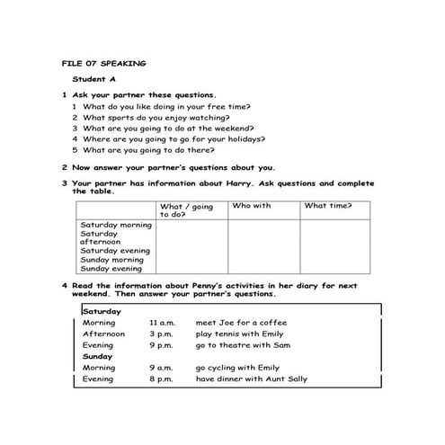 NEF – PI – FILE TEST 9 - SPEAKING | DOC