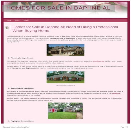 Homes for Sale in Daphne Al
