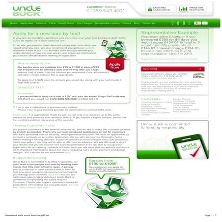 Unclebuck - Apply-by-text