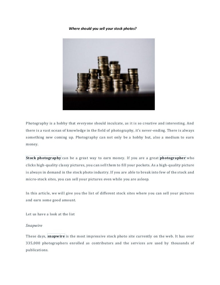 when should you sell your stock