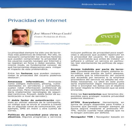 Privacidad en Internet