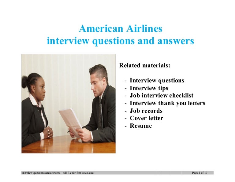 american airlines interview questions and answers flight attendant interview answers