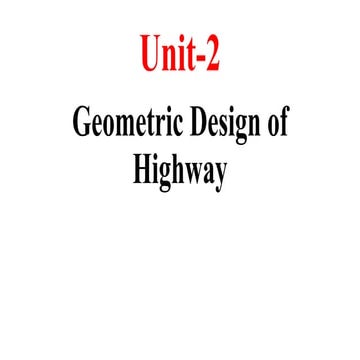 Highway                            design
