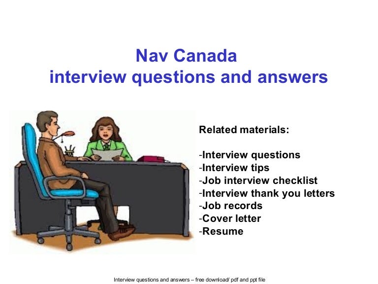 Nav Canada vinterview questions and answers