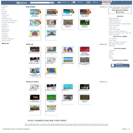 Hidden Objects GAMES | PDF