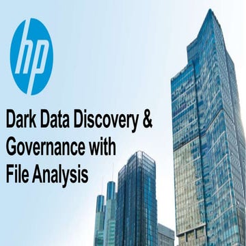 Dark Data Discovery & Governance with File Analysis