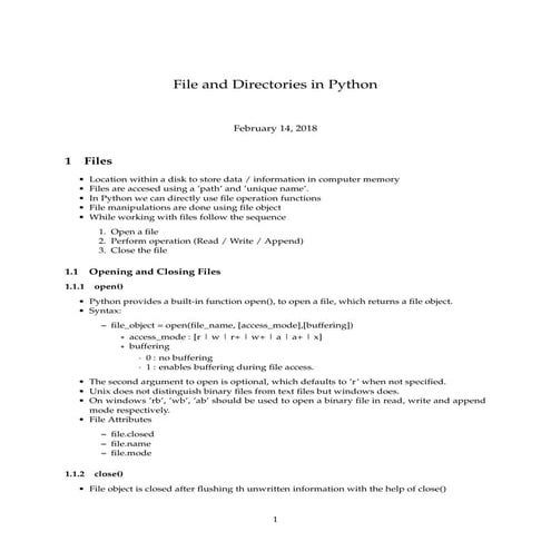 File and directories in python | PDF