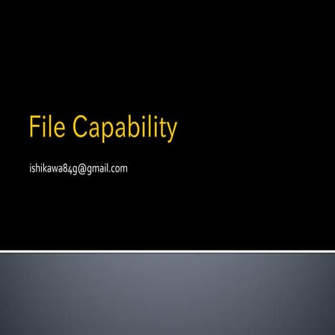 (F15)File Capability