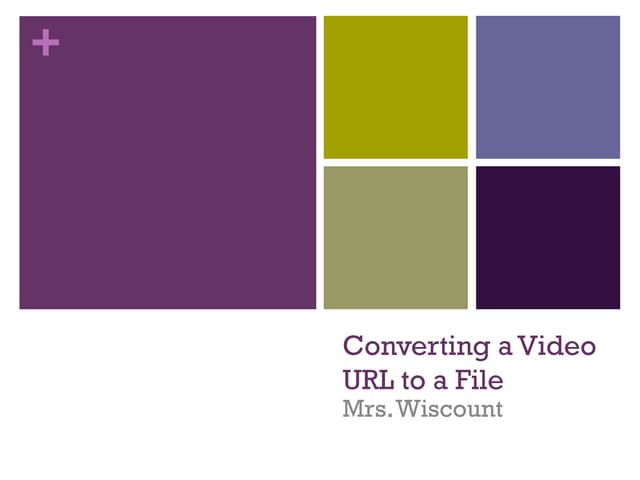File conversion