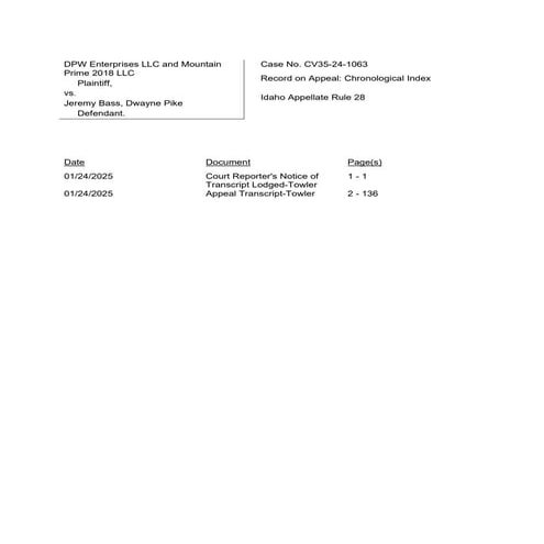Motion for Judicial Admonishment in Idaho Property Dispute Case | PDF