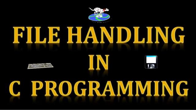 File handling in c