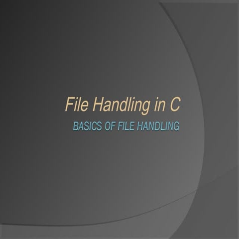 File handling | PPT image.