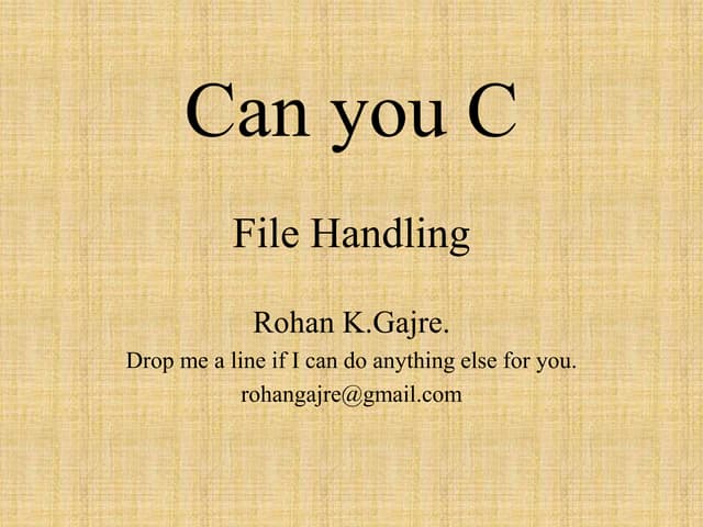 File handling With Solve Programs