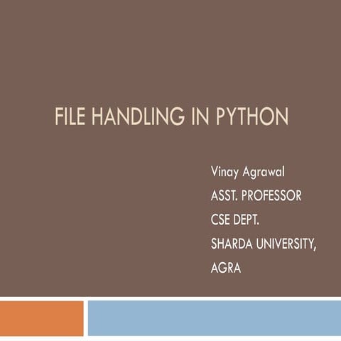 File Handling in python programming .ppt